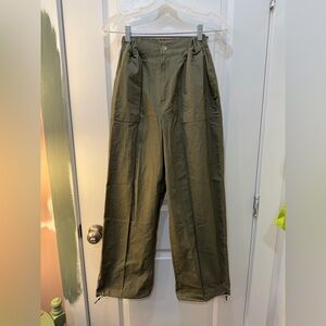 Pinkyotto High Waist Utility Pants in Olive NWT
